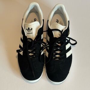 adidas Black & White Gazelle Suede Classic Sneakers